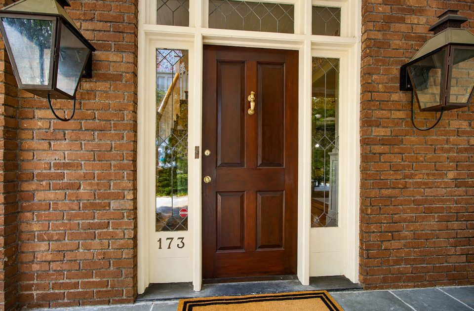 Front Door at 173 Tradd Street